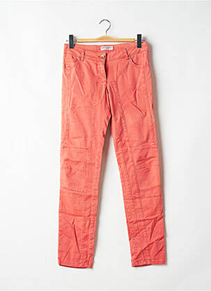 Jeans coupe slim orange CRISTINA GAVIOLI pour femme