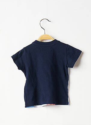T-shirt tissage jersey manches courtes bleu WEEK END A LA MER garçon