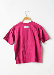 T-shirt rose LE GALL pour fille seconde vue