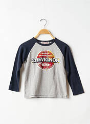 T-shirt gris CHEVIGNON pour garçon seconde vue