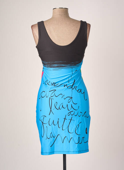 Robe courte bleu VOLT DESIGN pour femme