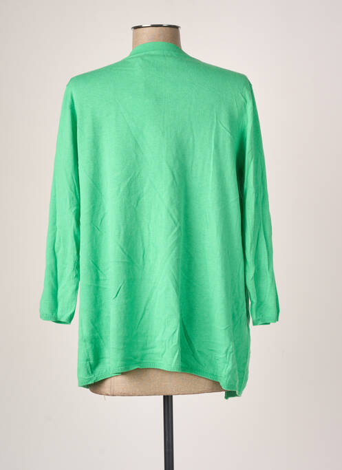 Gilet manches longues vert ESTHEME pour femme