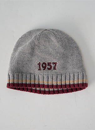 Bonnet doublure gris CHEVIGNON garçon