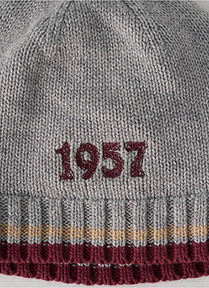 Bonnet doublure gris CHEVIGNON garçon