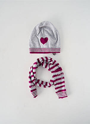 Bonnet empiècements gris NAF NAF fille
