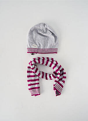 Bonnet empiècements gris NAF NAF fille
