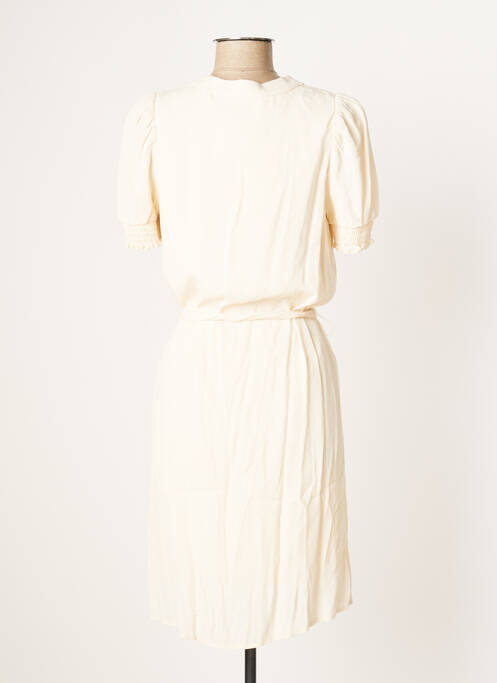 Robe mi-longue beige LPB pour femme