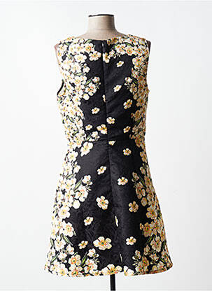 Robe mi-longue imprimé fleurs sans manche noir MOLLY BRACKEN femme