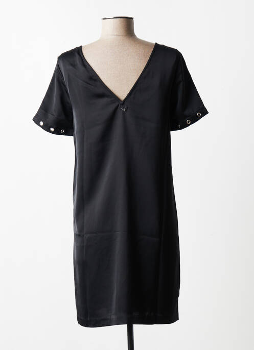 Robe courte manches courtes manches courtes noir LPB femme