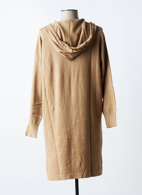 Robe pull beige LPB pour femme