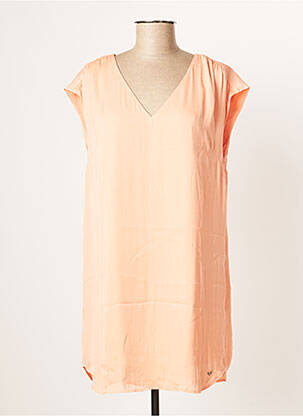 Robe courte manches courtes manches courtes orange LPB femme