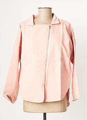 Veste casual col chemisier rose LILI SIDONIO fille