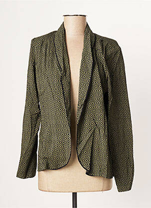 Veste casual epaulette vert LPB femme