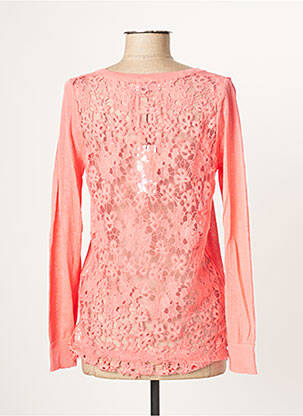 Gilet manches longues resserrée sur le bas rose MOLLY BRACKEN femme