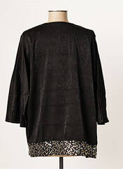 Veste kimono noir CARMINN pour femme seconde vue