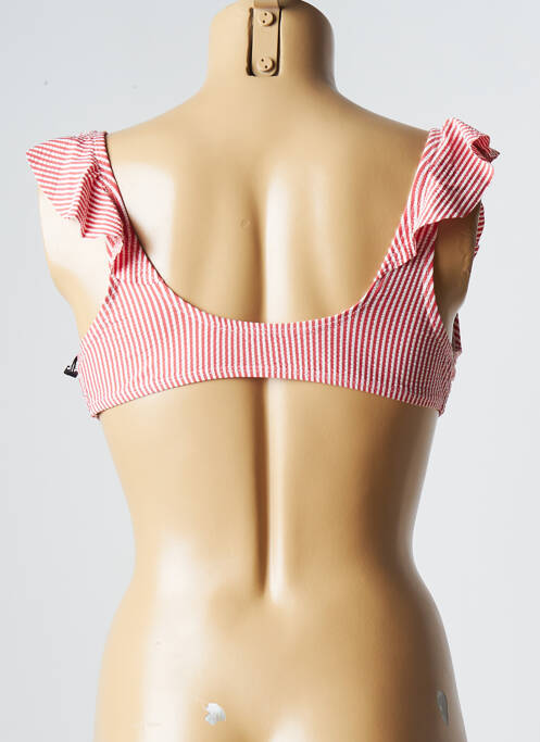 Haut de maillot de bain stretch haut soutien-gorge avec mousse de rembourrage amovible rouge MOLLY BRACKEN femme