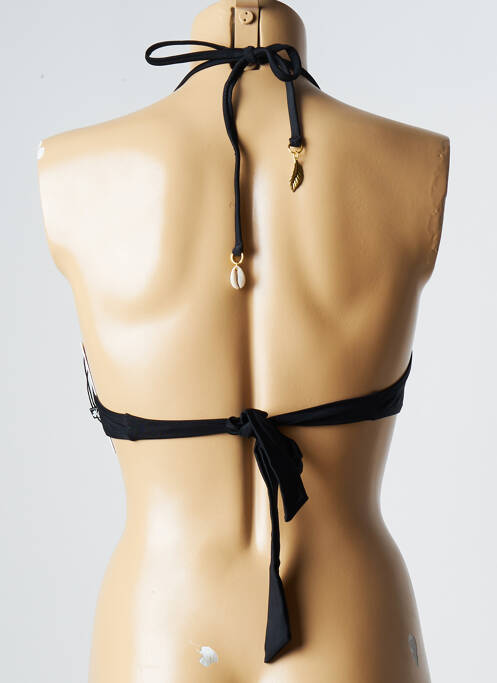 Haut de maillot de bain stretch haut bandeau noir MOLLY BRACKEN femme