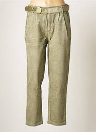 Pantalon droit stretch taille normale vert MOLLY BRACKEN femme
