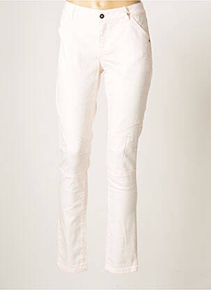 Pantalon slim stretch taille normale rose LES P'TITES BOMBES femme