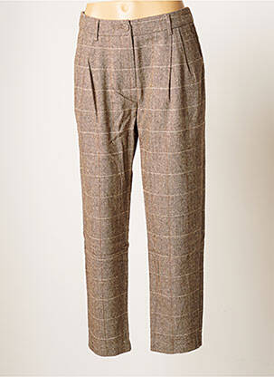 Pantalon 7/8 marron MOLLY BRACKEN pour femme