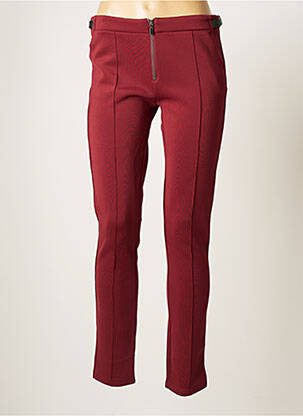 Pantalon slim rouge MADISON pour femme