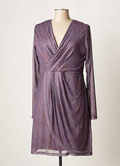Robe mi-longue violet SMASH WEAR pour femme seconde vue