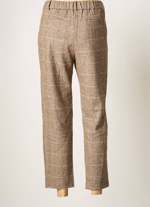 Pantalon 7/8 marron MOLLY BRACKEN pour femme