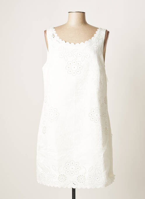 Robe mi-longue blanc MOLLY BRACKEN pour femme