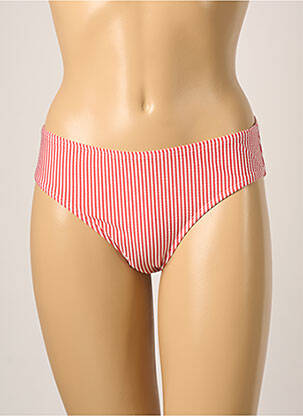 Bas de maillot de bain stretch culotte rouge MOLLY BRACKEN femme