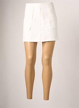 Jupe courte poches blanc MOLLY BRACKEN fille