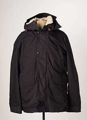 Parka manches longues a capuche bleu JACK & JONES homme