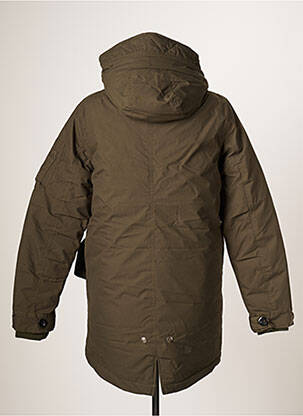 Parka manches longues a capuche vert JACK & JONES homme