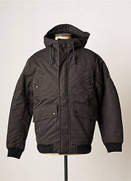 Blouson capuche noir JACK & JONES homme