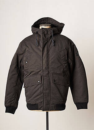 Blouson capuche noir JACK & JONES homme
