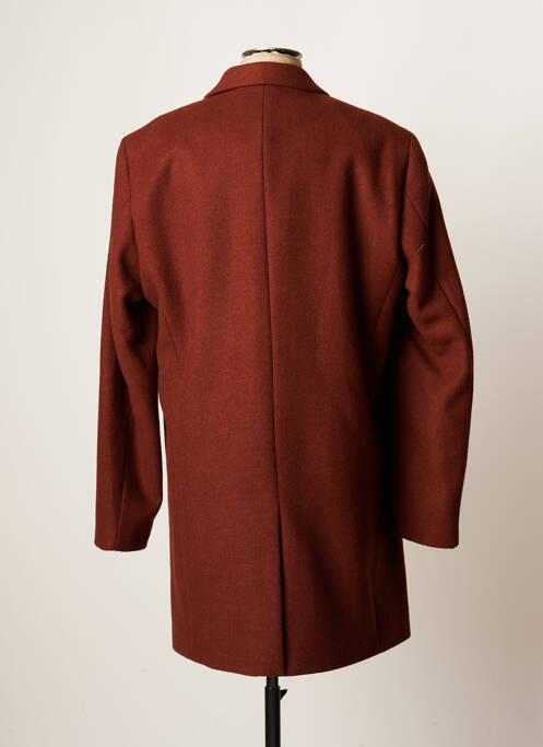 Manteau long marron JACK & JONES pour homme
