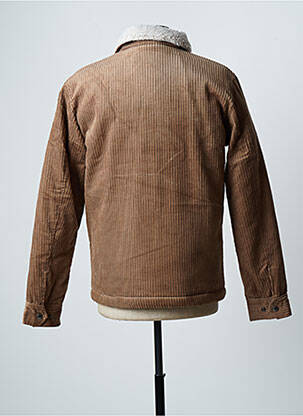 Veste casual finition intérieure fourrure synthétique beige JACK & JONES homme