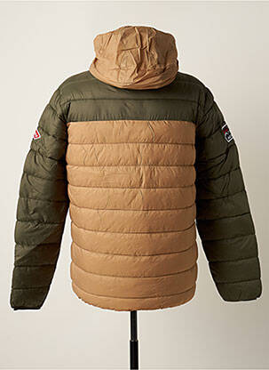 Doudoune poches a capuche beige JACK & JONES homme