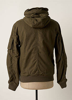 Doudoune poches a capuche vert JACK & JONES homme