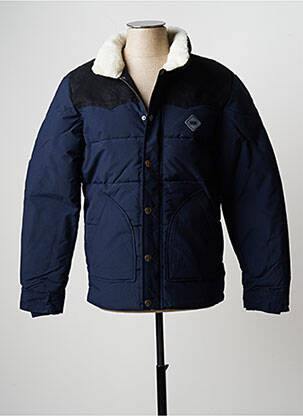 Doudoune poches sans capuche bleu JACK & JONES homme