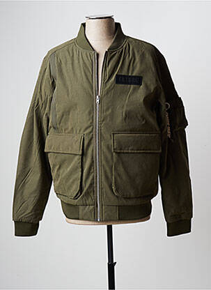 Blouson poches vert JACK & JONES homme