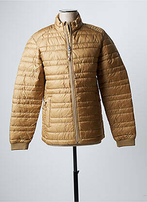 Doudoune poches sans capuche beige JACK & JONES homme