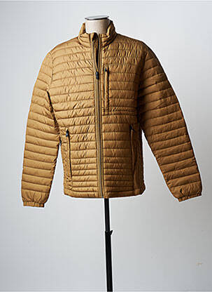 Doudoune poches sans capuche beige JACK & JONES homme