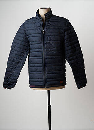Doudoune poches sans capuche bleu JACK & JONES homme