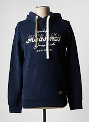 Sweat-shirt à capuche bleu JACK & JONES pour homme seconde vue