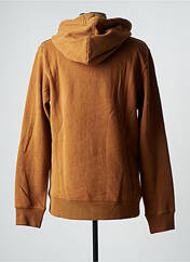 Sweat-shirt à capuche marron JACK & JONES pour homme seconde vue