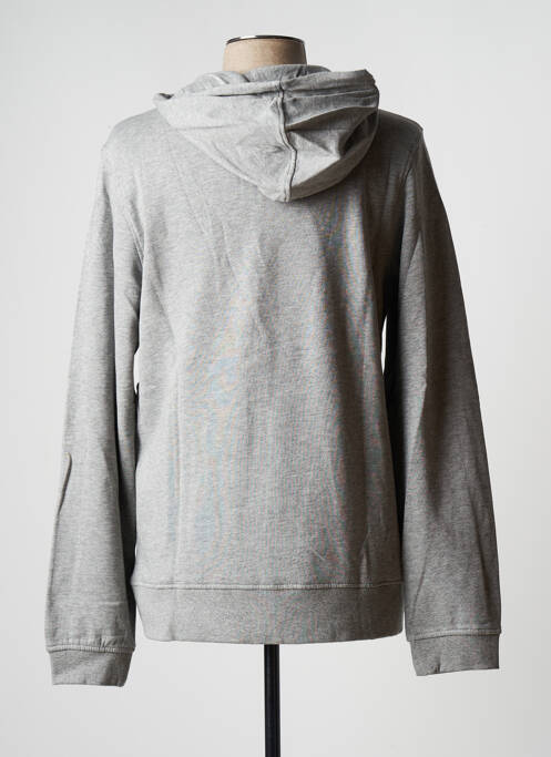 Sweat-shirt à capuche gris JACK & JONES pour homme