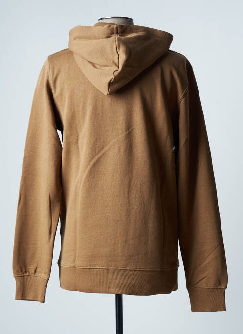 Sweat-shirt à capuche marron JACK & JONES pour homme