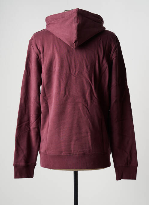 Sweat-shirt à capuche violet JACK & JONES pour homme