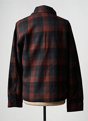 Veste casual coupe droite marron JACK & JONES homme