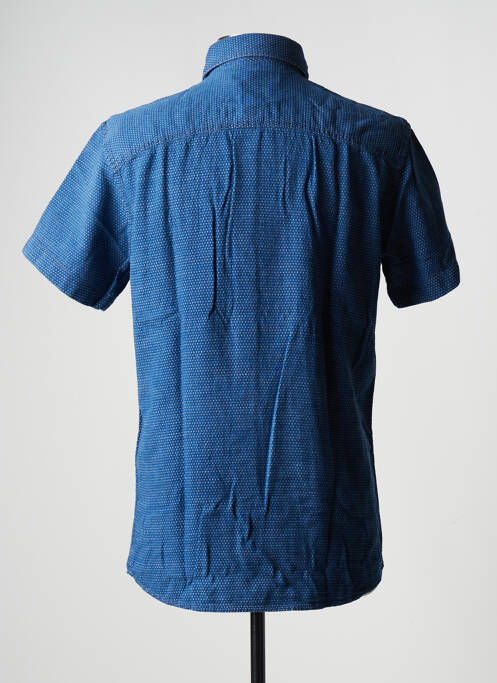 Chemise manches courtes imprimé fantaisie bleu JACK & JONES homme